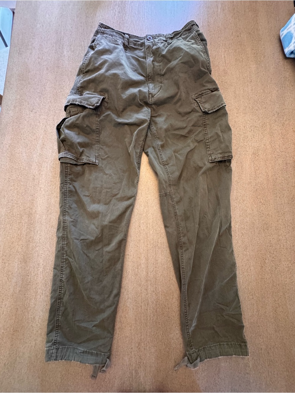 American Eagle Outfitters Men's Olive Cargo Pants